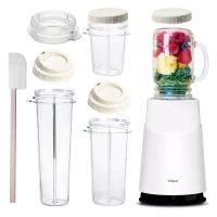 Blender personalny II Mason Jar Ready white (zestaw 12 elementów ) - Tribest 