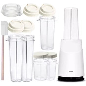 Blender personalny II Mason Jar Ready white (zestaw 16 elementów ) - Tribest