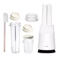 Blender personalny II Mason Jar Ready white (zestaw 10 elementów ) - Tribest 